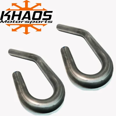 3  180 And 45 Degree Combo 16ga Aluminized Mandrel Bend Exhaust Tubing 2 Pack • $94.99