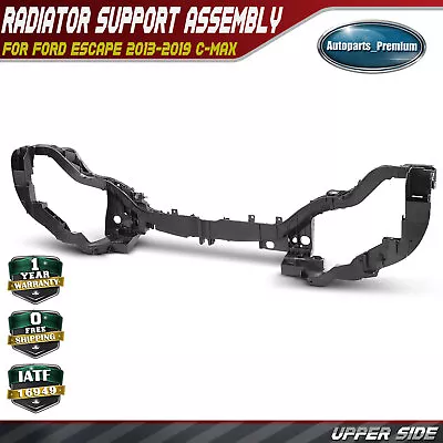 Upper Radiator Support Assembly For Ford Escape 2013-2019 C-Max 2013-2018 Black • $114.99