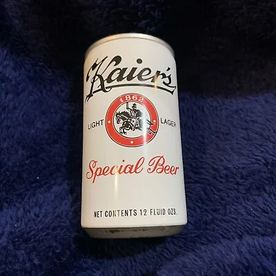 Kaier’s Light Lager Special Beer Can. Rare Aluminum 12 Oz. From Early 1970’s • $2.99
