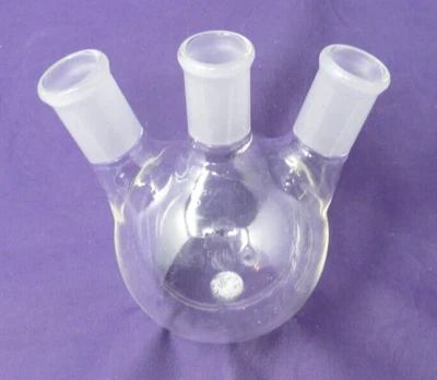 $24.96 • Buy KONTES 500ml 3 Neck Round Bottom Boiling Flask, 24/40
