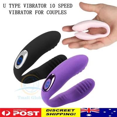 U Type Vibrator 10 Speed Vibrator For Couples USB Rechargeable G Spot Sex Toys • $40.45