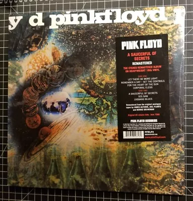 PINK FLOYD A Saucerful Of Secrets LP UNOPENED Vinyl SEALED Remastered W/ HYPE 33 • $21.95