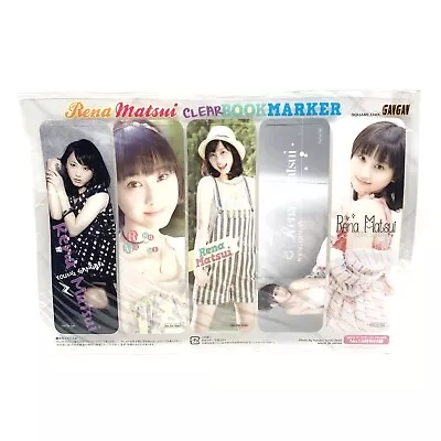 SKE48 AKB48 Rena Matsui Clear Bookmarks Bookmarker Lot Of 5 Jpop Brand NEW • $19.99