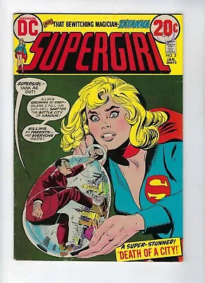 Supergirl # 2 Zatanna Back-Up Story DC Comics Jan 1973 VG+ • £6.95