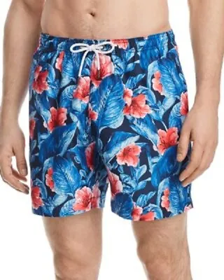 The Men's Store San Short-Watercolor Hibiscus Marine Multi S  • $21
