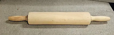 18  Wooden Natural Maple Rolling Pin W/Ball Bearings Spalted • $17.99