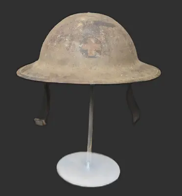 WW1 British Mk 1 Steel Helmet US 33rd Division General Monash (ANZAC) • $520