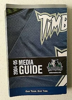 2004-05 Minnesota Timberwolves Nba Media Guide - Free S&h • $5.99