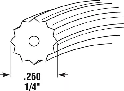 Prime-Line 0.25 In. D X 250 Ft. L Screen Spline • $36.92