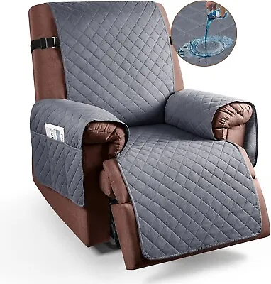 $24.99 • Buy 100% Waterproof Recliner Chair Cover, Reclining Couch Covers With Elastic Straps