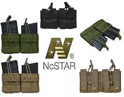 VISM Double Rifle Box Magazine MOLLE Pouch Stubby Mag Pouch Tactical Hunt • $17.57