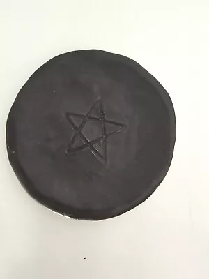 Handmade Pentagram Dish Black Pagan Wicca • £0.99