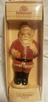 $15.98 • Buy Vaillancourt Chalkware Gorham Santa Ornament 1987 VFAC-51 