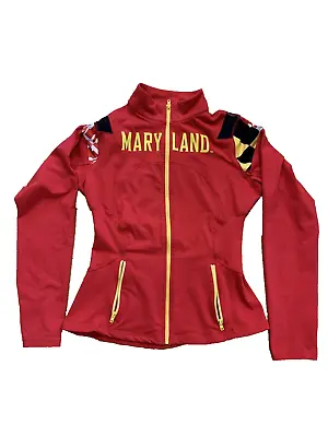 Maryland Terrapins Track Jacket; Football Basketball Women’s Small Active Wear • $9.99