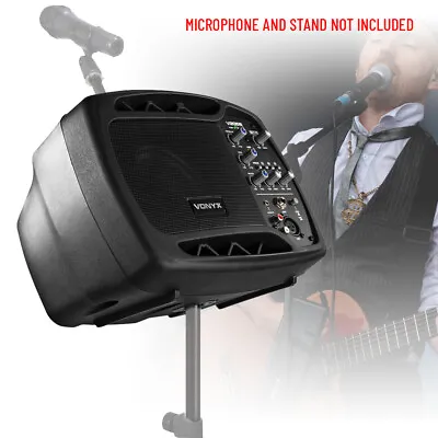£115 • Buy Vonyx Portable PA System Live Powered Microphone Speaker Small Compact
