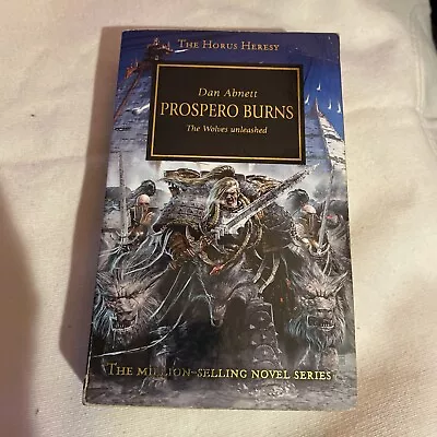 Horus Heresy Prospero Burns Dan Abnett Warhammer 40k Black Library PB 1st • £25