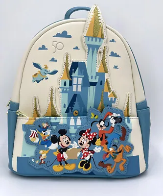 Cosplay Mini Backpack 50th Anniversary Loungefly Castle Walt Disney World • £69.99