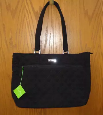 NWT Vera Bradley Black Quilted Work Tote Purse • $59.99