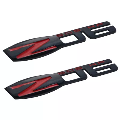 For Glossy Black C6 Z06 505 HP Emblem Fender Badge -2Pc • $14.99