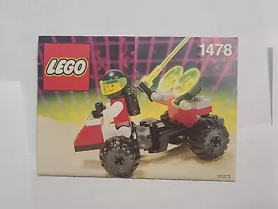 Vintage Lego Space #1478 Mobile Satellite Up Link Instruction Manual Only M Tron • $10