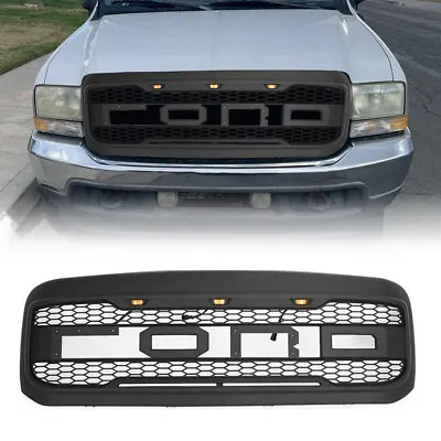 Raptor Style Front Grille Grill Fit For 1999-2004 FORD F250 F350 F450 Super Duty • $166.99