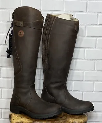 Mountain Horse Snowy River Tall Winter Boots - Women's 10 Reg/Reg - BROWN • $265