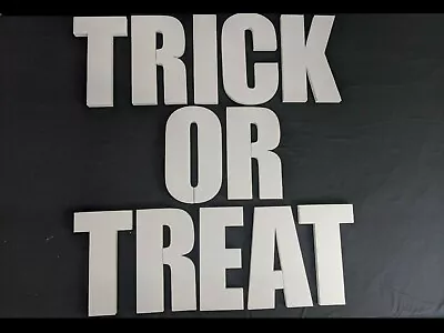 £49.50 • Buy TRICK OR TREAT Polystyrene Decorative Letters - 380mm High - 25mm Thick
