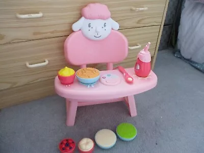 Excellent Condition: Baby Annabell Interactive Feeding Chair (38cm X 30cm) • £15.89