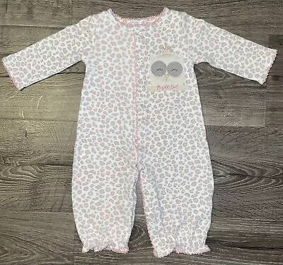 Baby Girl Clothes Mud Pie 3-6 Month Pink Leopard Print • $18