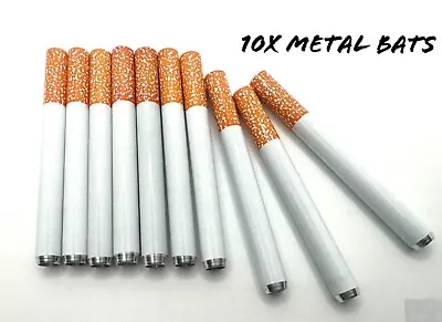 10 Pcs Metal One Hitter Dugout Smoking Pipe Cigarette Bat Large 10pcs Tobacco • $7.99