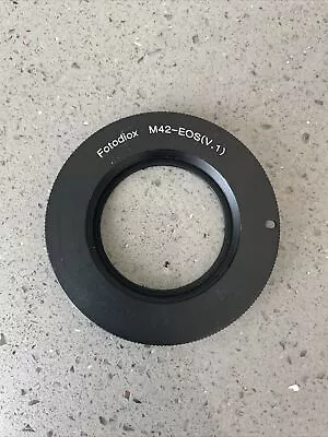 Fotodiox M42-EOS Adapter With Focus Confirmation M42 Lens To Canon EOS Body • $10.87