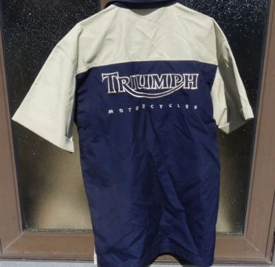 £5.75 • Buy Triumph Motorcycle Shirt - BRAND NEW WITH TAGS X/S - Dusty From Storage