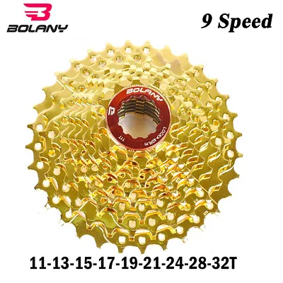 BOLANY Bicycle Cassete 9 Speed 11-32T MTB Bike Cassete For SHIMANO SRAM • $40.65