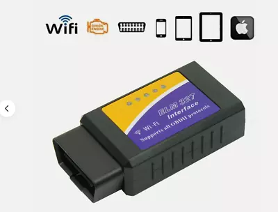 ELM327 /WIFI Car Diagnostic Scanner Auto Fault Code Reader Tool OBD2 • $3.99