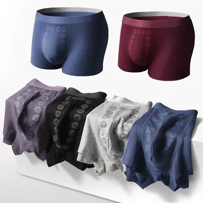 Boxer Shorts Male Panties Briefs Men's Underwear Underpants Solid Breathable Coz • $5.50