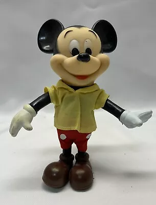 Vintage MICKEY MOUSE Disney Dakin Rubber Squeeze Toy Hong Kong 7” • $12.15