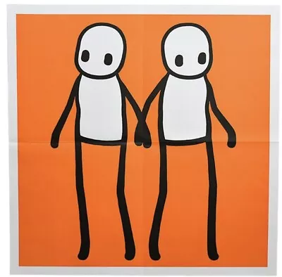 £140 • Buy Hackney Today Newspaper With Free Stik Print Orange Holding Hands