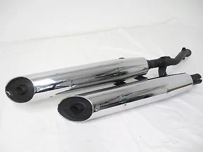 Used Honda VF750C Magna '94-'98 Right Exhaust Silencer Assembly Twin Muffler Set • $31.11