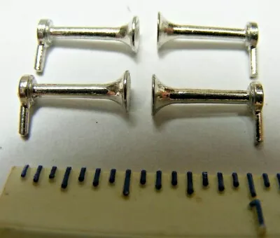 (2) Sets Chromed Air Horns For 1/48th Scale Trucks By Don Mills Models #48-66 • $4.50