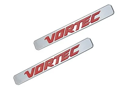 2pcs Vortec Emblems Badges For 2500hd Sierra Silverado Truck Chrome Red • $12.74