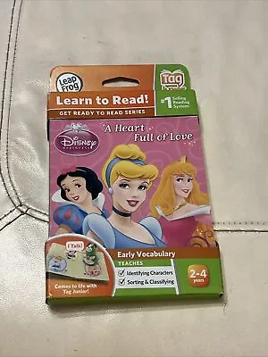Leap Frog Tag Junior. Disney Princess A Heart Full Of Love Book Brand New • £2