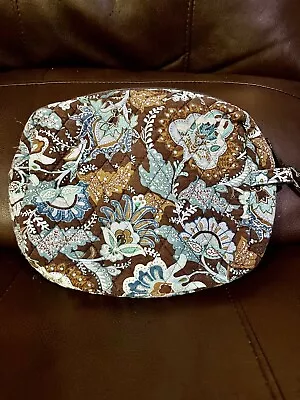 Vera Bradley Brown And Teal Book Cover • $16.99