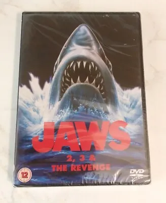 £9.49 • Buy NEW Jaws 2, 3 & 4 The Revenge DVD Boxset BRAND NEW SEALED