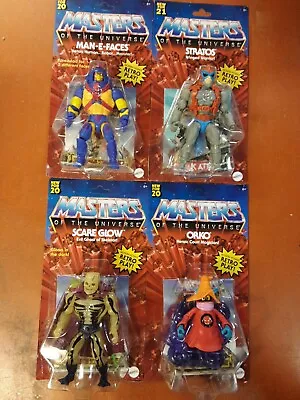 Lot Of 4 MOTU Origins Orko Scare Glow Stratos Man E Faces 1st Release • $102.50