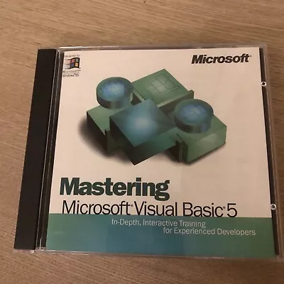 Microsoft Visual Basic 5.0 Cd Rare With Cd Key Mint Software EUC • $26.99