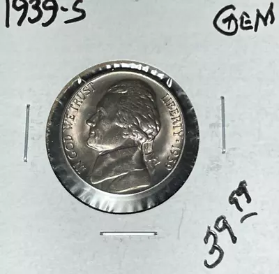 1939-s Jefferson Nickel ~ Gem ~beautiful Coin~ • $39.99