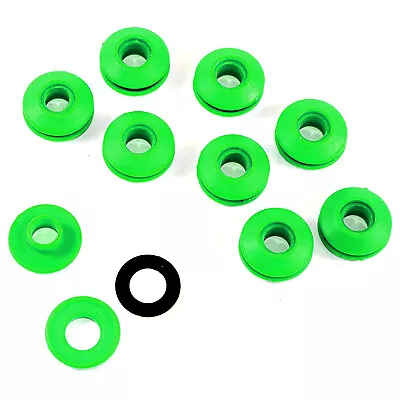 10 X Green Plastic Snap Eyelets Grommet Self Sealing Groundsheet Tarpaulin Cover • £2.95