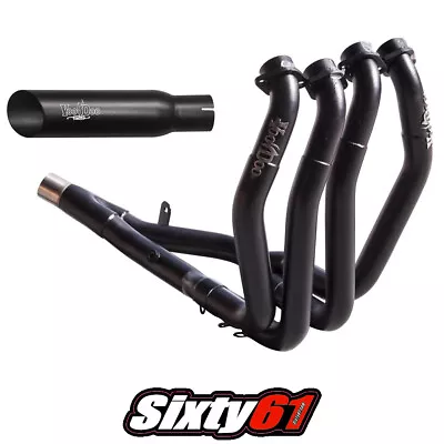 Hayabusa Voodoo Exhaust 2022-2024 Suzuki STOCK SWINGARM Full System Black 4:1 • $709.16