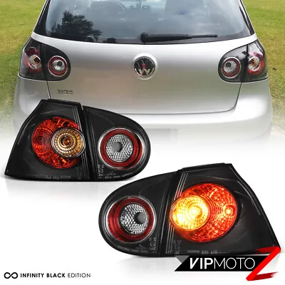 Black Replacement Tail Light Brake Signal Lamp For 06-09 VW Golf/GTI/Rabbit MK5 • $111.95