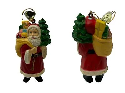 Silvestri Santa Ornament Christmas Tree Figurine Gifts Vintage 1980s Collectible • $9.72